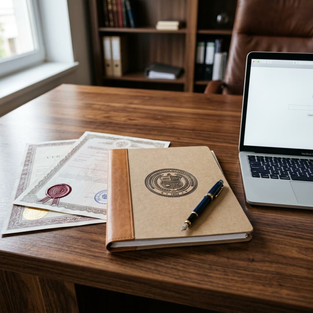 Business registration and certifications